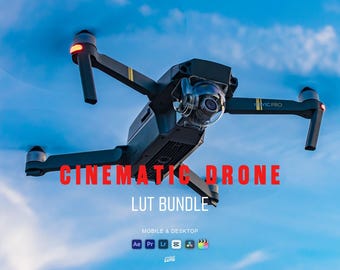 95+ Cinematic Drone LUTs Bundle | DJI Drone LUTs, Aerial Video LUTs, Travel & Landscape Color Grading Pack