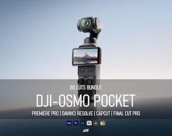 DJI Osmo Pocket LUTs Bundle | Cinematic D-Log-M, Rec709 Color Grading (Digital Download)