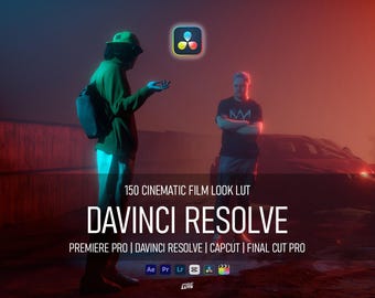 150+ Cinematic Film Look DaVinci Resolve LUTs Bundle | Film Color Grading Pack (Digital Download)