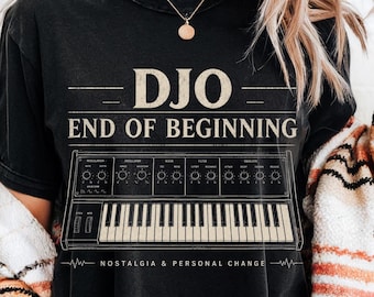 Comfort Colors DJO End of Beginning Synthesizer Tee | Vintage Keyboard Graphic T-shirt, Djo Tour Shirt,  Joe Keery Shirt, Decide Merch