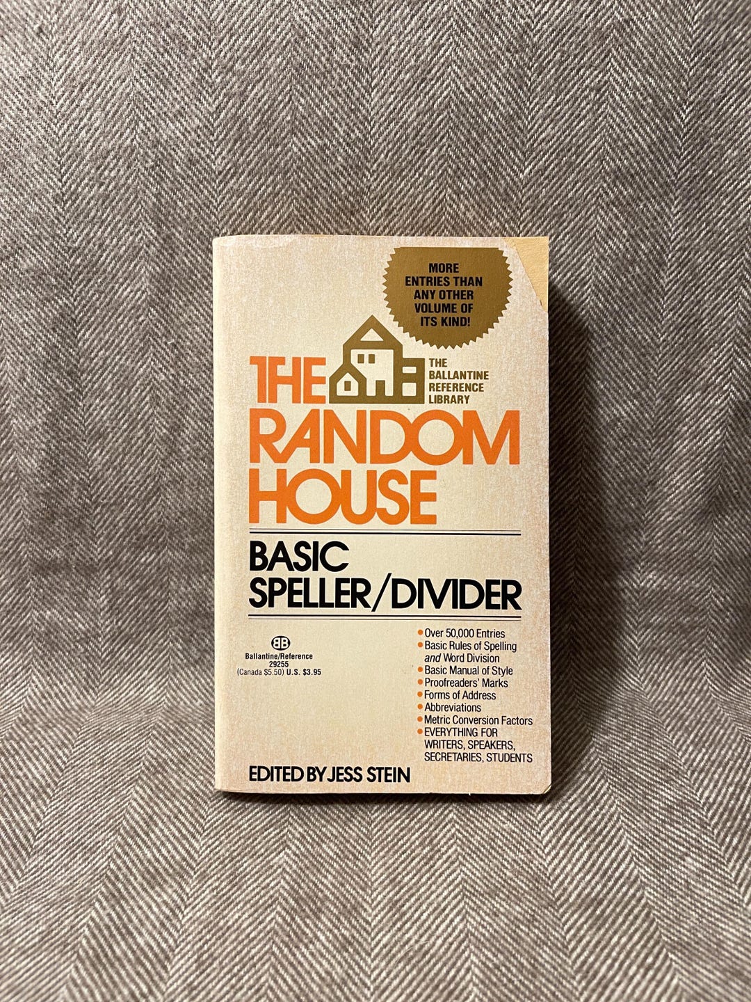 Random Basic House The Random House Basic Speller/divider, 1992 Paperback, Edited by Jess ...