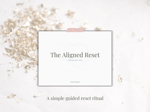Guided Reset Journal Printable | Self Reflection Prompts | Mindfulness Journal | Minimalist Personal Growth Worksheet