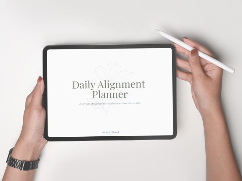 Daily Alignment Planner Printable | Daily Planning & Focus Journal ...