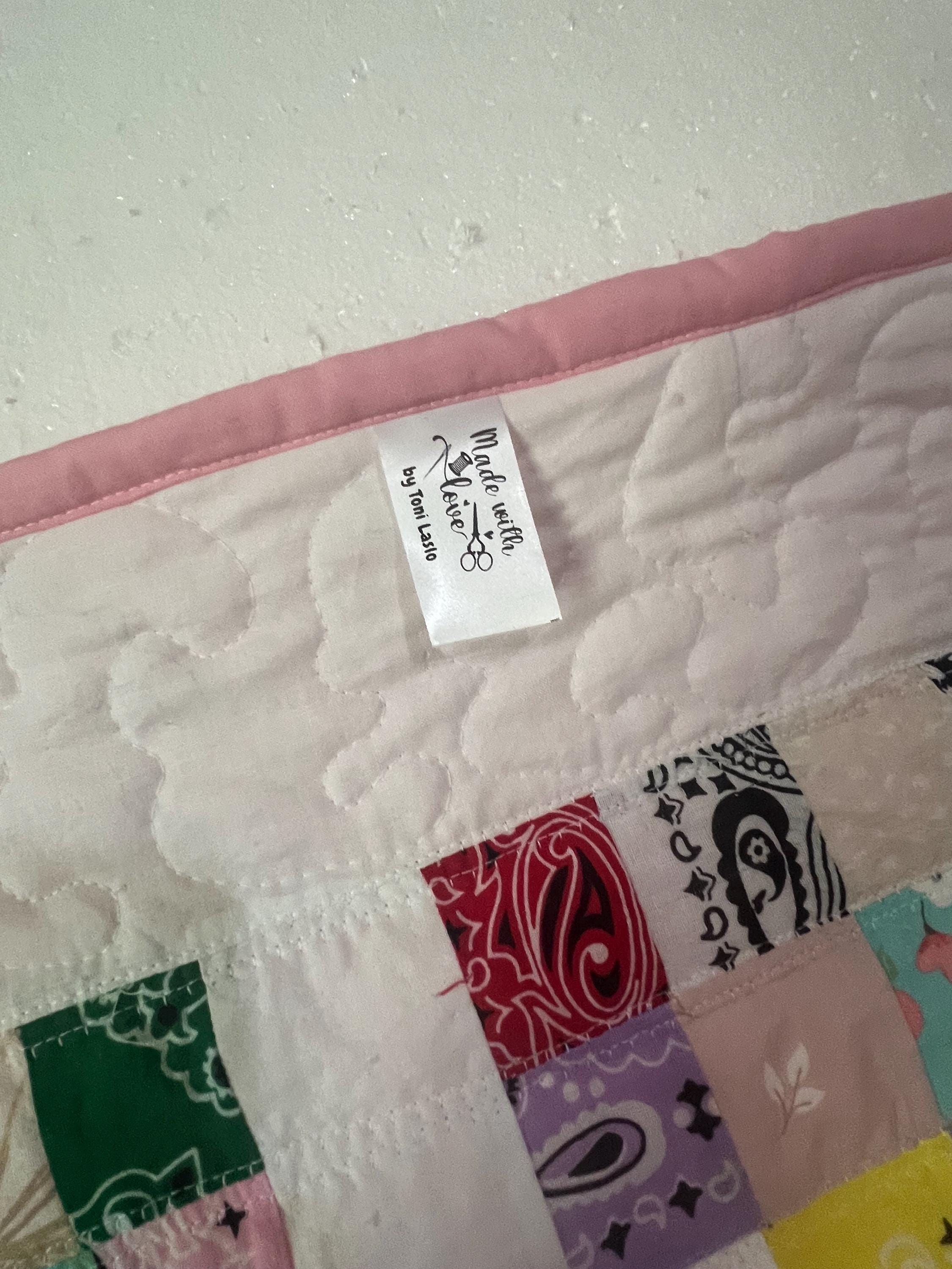 Scrappy Block Quilt - Etsy