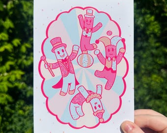 Inflatable Circus Cookies Print