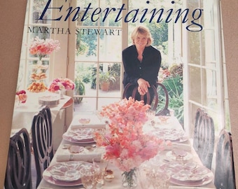 Entertaining by Martha Stewart 1998 HC First Book Club Edition Ex Library