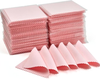 Jewelry Polishing Cloth 4 Pack Individually Wrapped Silver Gold Coin Cleaner Anti-Tarnish Cleaning Cloth 3.2 Inch