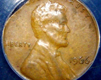 1966 Lincoln Cent EF45 Straight Clip Error Penny 2.99 Grams Mint Error Coin Rare US Coin Collectible Lincoln Memorial Cent CW3060