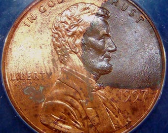 1997 Lincoln Memorial Cent AU58 Penny About Uncirculated US Coin Collectible Lincoln Cent Copper Plated Zinc Coin CW3063