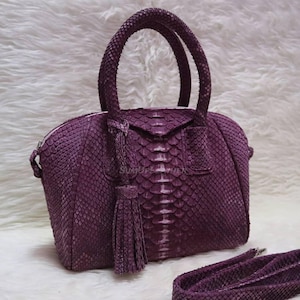 Handgefertigte Python Handtaschen | Hergestellt aus echtem Schlangenleder | Damen Geldbörse