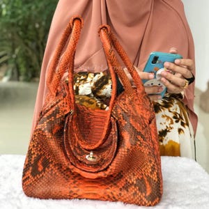 Handmade Python Handbags | Made from Real Snakeskin | Women Purse