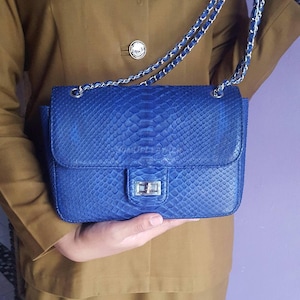 Handmade Python Shoulder bags | Made from Real Snakeskin | Women Purse