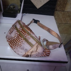 Handmade Python Crossbody bags | Made from Real Snakeskin | Women Purse