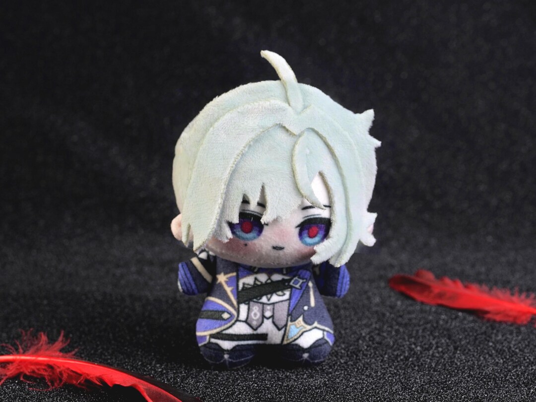 Genshin Impact Lohen 10cm Chibi Plush Doll | Mini Keychain Figure