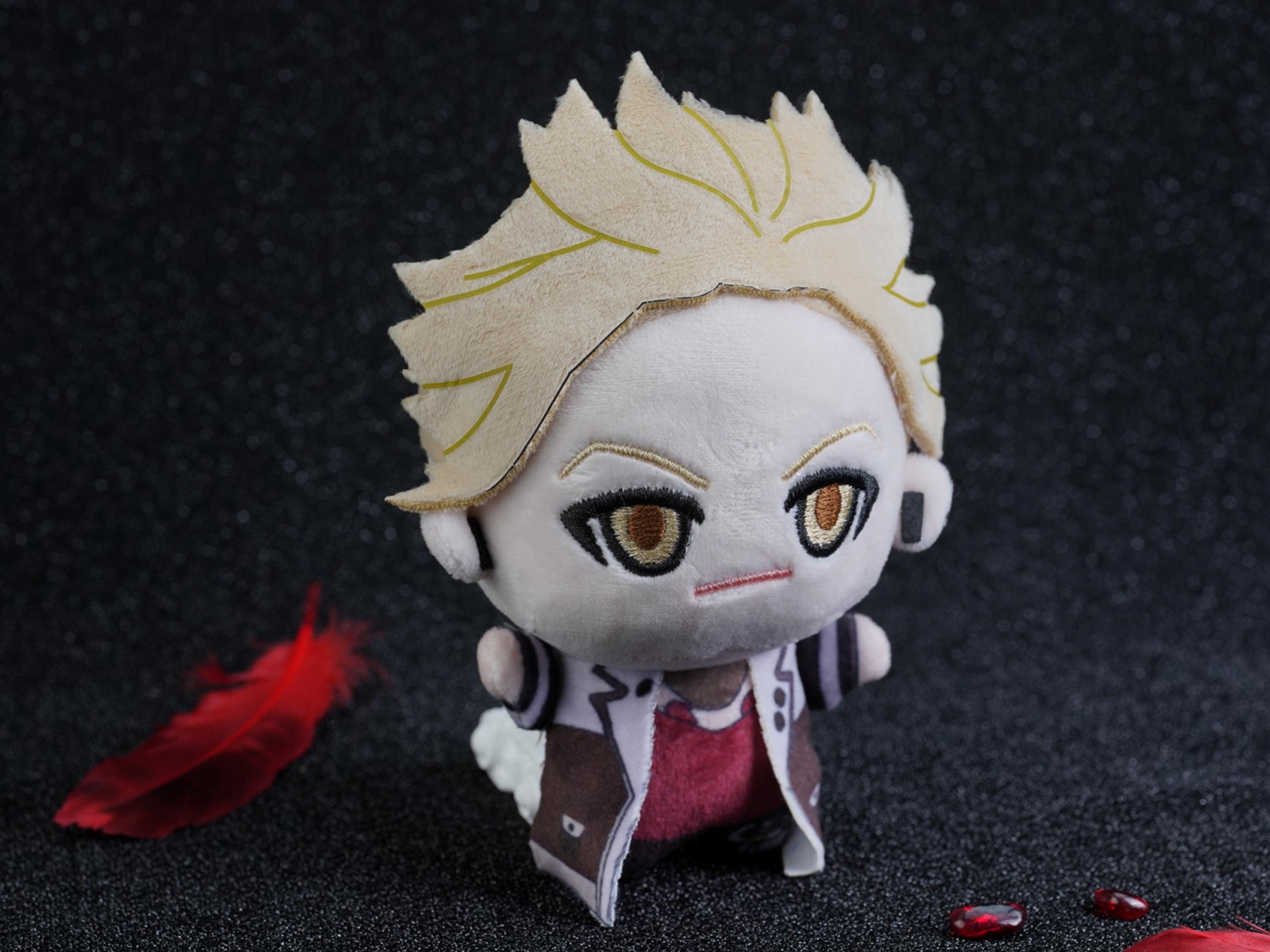 Cute Riyo Gachiakuta Rudo Enjin Riyo 10cm Plush Keychain Set | Cute Anime Bag ...