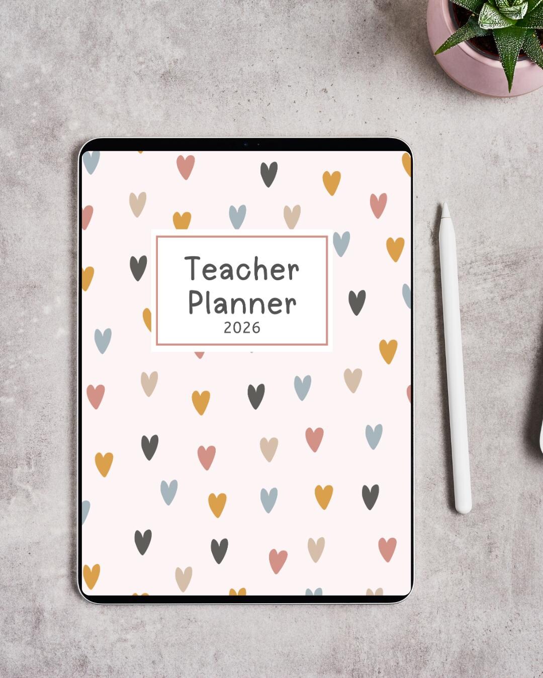 Teacher Planner 2026 Printable PDF Lesson Plan Template Weekly Daily ...
