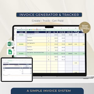 請求書テンプレート（Excel）｜自動請求書作成・追跡機能｜中小企業向け請求書スプレッドシート｜Googleスプレッドシート