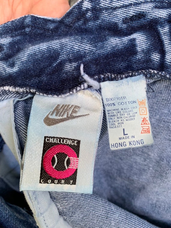 Vintage Rare Nike Andre Agassi Challenge Court Acid Wash Denim - Etsy