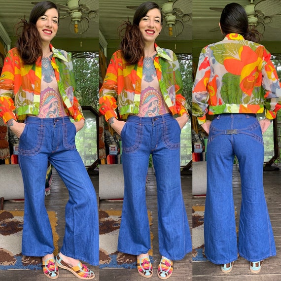 Rare Vintage 1970’s N’est Ce Pas Bell Bottom Flare
