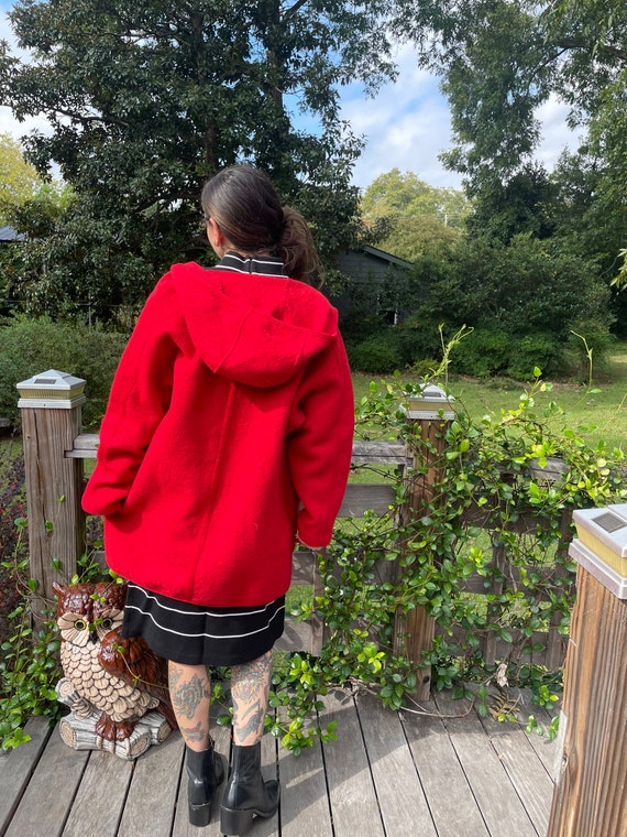 Ll bean shop red coat
