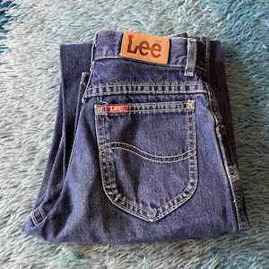 Perfect Vintage 70’s LEE Jeans xxs Dark Wash 22” Waist