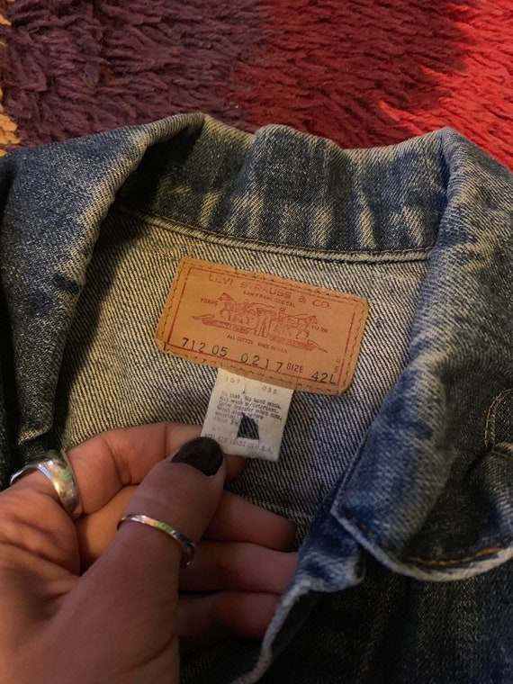 Vintage Levi's Big E Type II Trucker Denim Jacket… - image 10