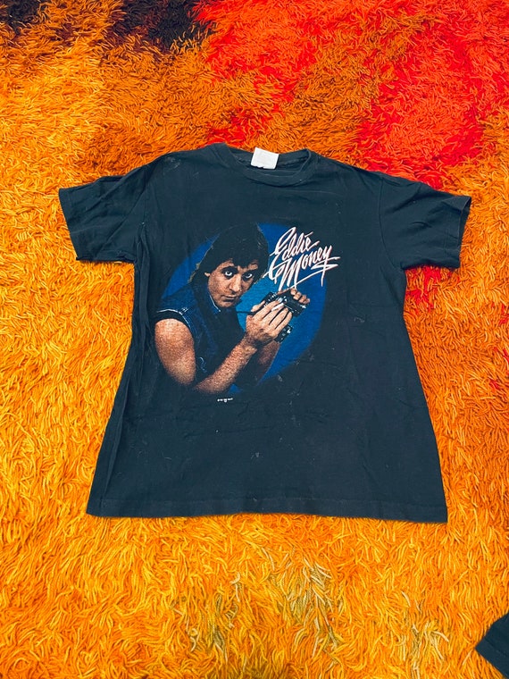 Vintage 1983 80’s Eddie Money The Party Tour Shir… - image 1