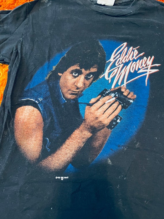 Vintage 1983 80’s Eddie Money The Party Tour Shir… - image 2