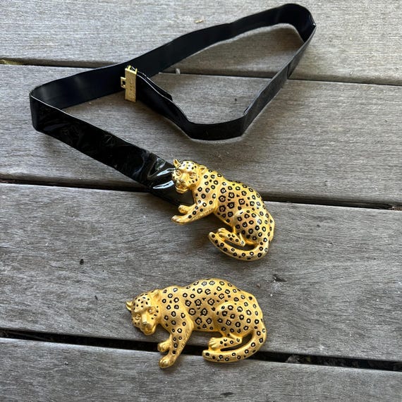 Vintage Doreen Ryan Vintage 90s Leopard Belt Buckle Gold Plated Panther Cat Doreen Ryan Products for Sale up to 90% Off Retail: Poshmark main image 2