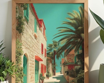 Holiday Travel Print, Vacation Wall Art, Home & Wall Decor Poster, All Locations Available