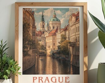Prague Travel Print, Czech Republic Wall Art, Home & Wall Decor Poster, All Locations Available