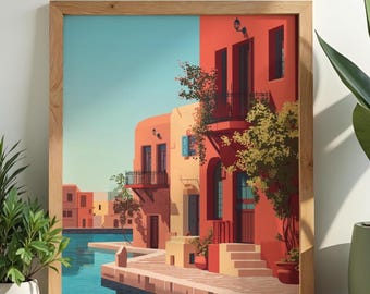 Holiday Travel Print, Vacation Wall Art, Home & Wall Decor Poster, All Locations Available