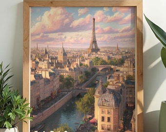 Paris Travel Print, France Wall Art, Home & Wall Decor Poster, All Locations Available