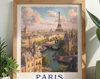 Paris Travel Print, France Wall Art, Home & Wall Decor Poster, All Locations Available