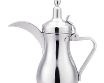 Caja abierta - Cafetera árabe de 946 ml (32 oz) para té, agua caliente y fría, hervidor de acero inoxidable