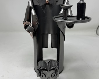 H & K stalen kelner wijnfleshouder