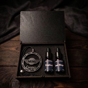 Handmade Car Air Freshener, Premium Scent for Mini Cooper, Luxury Custom Diffuser| Wooden Auto Diffuser | Luxury Car Interior Decor |