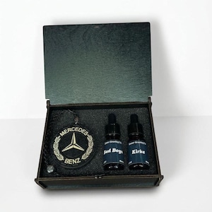 Mercedes Benz Style Car Air Freshener | Wooden Auto Diffuser | Luxury Car Interior Decor | New driver personalized gift | Car scent hanging