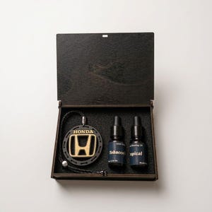 Honda Style Car Air Freshener | Wooden Auto Diffuser | Luxury Car Interior Decor | Personalized Gift for Driver | Hanging Car Scent