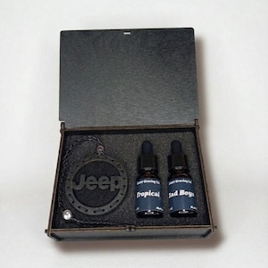 手作りの車用芳香剤、ジープ用プレミアムセント、高級カスタムディフューザー｜木製オートディフューザー｜高級車内装装飾｜