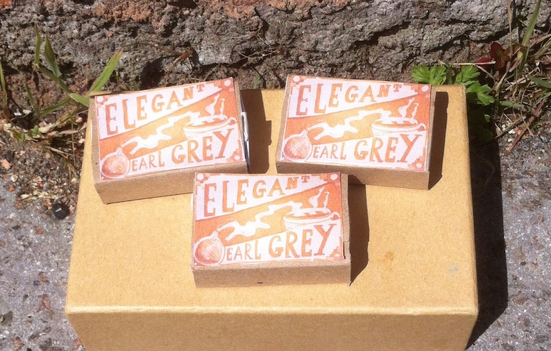 Steampunk wedding favours Elegant Earl Grey Emergency Tea
