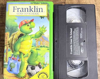 Franklin va a la escuela (VHS) – Inspeccionado, limpiado y rebobinado