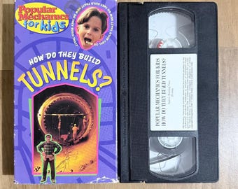 How Do They Build Tunnels Popular Mechanics VHS – Inspected, Cleaned, Rewound