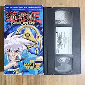 Yu-Gi-Oh! Battle City Duels The Dark Spirit Revealed VHS Tape Inspected, Cleaned, Rewound