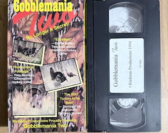 Gobblemania Dos (VHS de caza) – Inspeccionado, limpiado y rebobinado