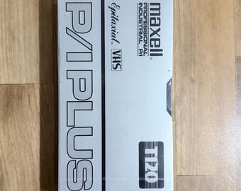 Cinta VHS virgen Maxell T-120 sellada