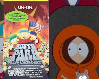 South Park 1999 Más grande, más largo, sin censura, VHS – Inspeccionado, limpiado y rebobinado