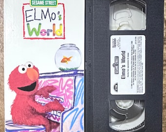Sesame Street - Elmos World VHS – Inspected, Cleaned, Rewound