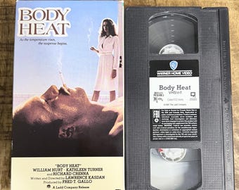 VHS de Body Heat – Inspeccionada, limpiada y rebobinada