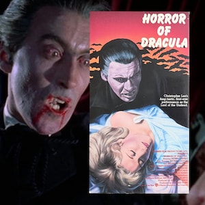Horror Of Dracula 1957 VHS – Inspected, Cleaned, Rewound